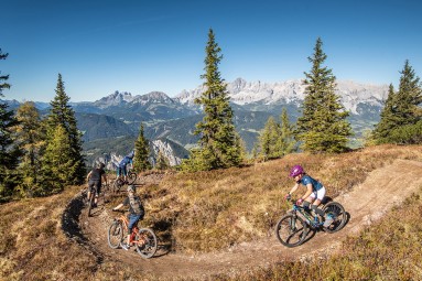 Mountainbiken auf der Reiteralm