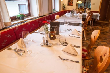 Gemütliches Ambiente im Restaurant