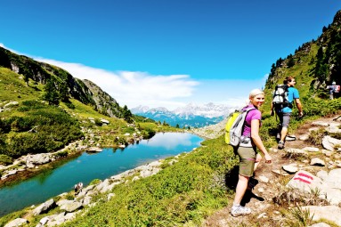 Rast am Spiegelsee auf der Reitalm