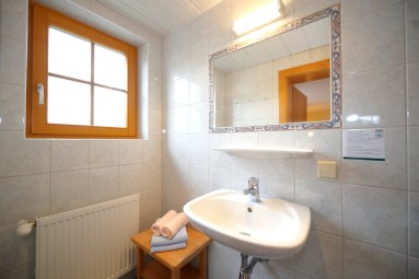 Bedezimmer im Zimmertyp Dachsteinblick